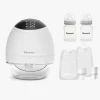 Beemoo CARE Wearable LED Elektrisk Brystpumpe Single inkl. Modermælksposer 30-pak & Flasker 2-pak