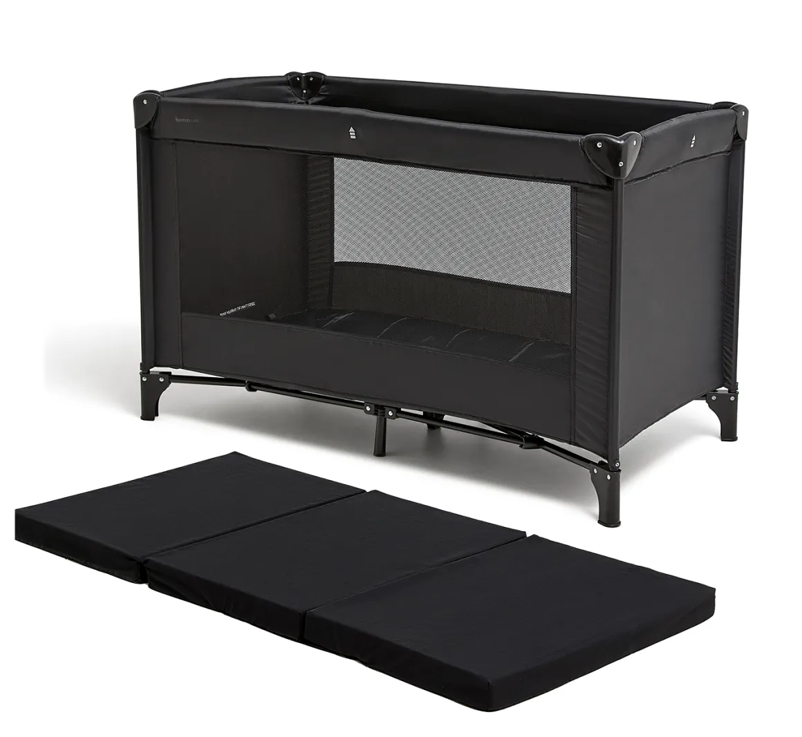 Beemoo CARE Weekendseng inkl. Madras, Black