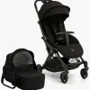 Beemoo Easy Fly Lux 4 Klapvogn med Liggedel, Jet Black
