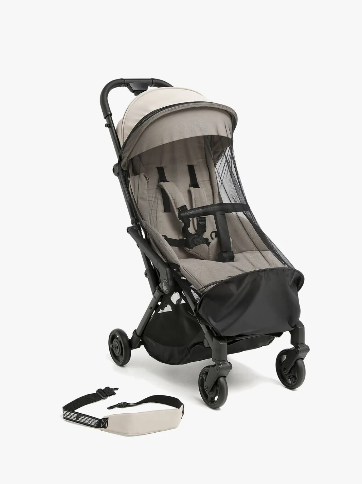 Beemoo Easy Fly Lux 4 Klapvogn, Sand Beige