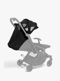 Beemoo Easy Fly Lux 4 Klapvogn inkl. Tilbehørspakke, Jet Black