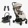 Beemoo Easy Fly Lux 4 Klapvogn inkl Maxi-Cosi CabrioFix Autostol Baby & Base, Sand Beige