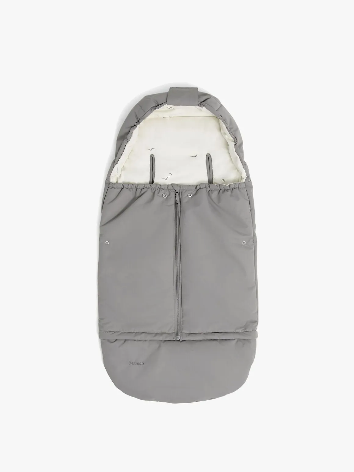 Beemoo Light Kørepose inkl. Forlængerdel, Grey Swallow