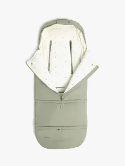 Beemoo Light Kørepose inkl. Forlængerdel, Green Eucalyptus