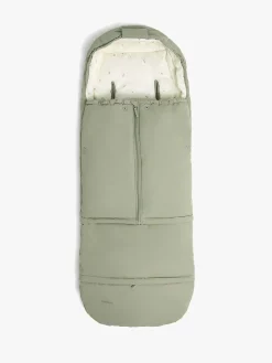 Beemoo Light Kørepose inkl. Forlængerdel, Green Eucalyptus