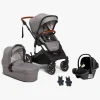 Beemoo Maxi 4 Duovogn inkl. Route i-Size Autostol Baby, Grey Black/Black Stone
