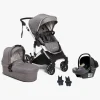 Beemoo Maxi 4 Duovogn inkl. Route i-Size Autostol Baby, Grey Silver/Mineral Grey