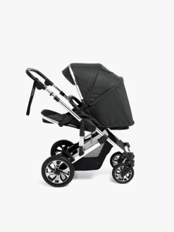 Beemoo Maxi 4 Klapvogn, Black/Silver