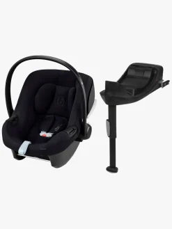 Beemoo Maxi 4 Twin Søskendevogn inkl. Cybex Aton B2 i-Size Autostol Baby & Base, Black/Volcano Black