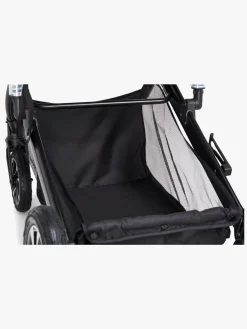 Beemoo Maxi 4 Twin Søskendevogn inkl. Søskendeklapvognsdel, Black/Black