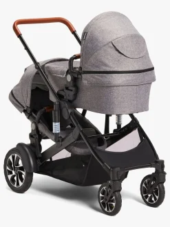 Beemoo Maxi 4 Twin Søskendevogn, Grey Melange/Black