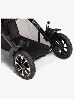 Beemoo Maxi 4 Twin Søskendevogn, Grey Melange/Black