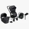 Beemoo Move Duo Kombivogn inkl. Cybex Aton B2 i-Size Autostol Baby & Base, Asphalt/Volcano Black