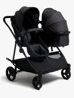 Beemoo Move Twin 2-in-1 Søskendevogn, Asphalt