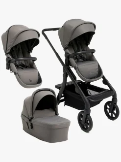Beemoo Pro Max Søskendevogn inkl. Liggedel, Mocha Grey