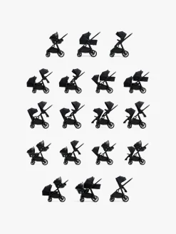 Beemoo Pro Multi 2 Klapvogn, Coffee Black