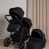 Beemoo Pro Multi 2 Søskendevogn inkl. Liggedel, Coffee Black