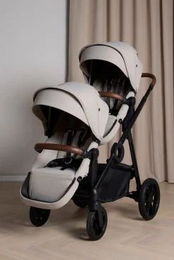 Beemoo Pro Multi 2 Søskendevogn, Latte Beige