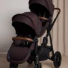 Beemoo Pro Multi 2 Søskendevogn, Espresso Brown