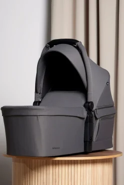 Beemoo Pro Twin 2 Søskendevogn inkl. Liggedel, Mocha Grey