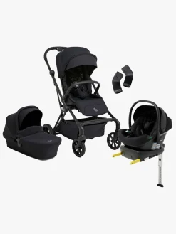 Beemoo Pro Twist Duovogn inkl. Beemoo Route Autostol Baby & Base, Coffee Black/Black Stone