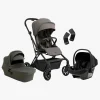 Beemoo Pro Twist Duovogn inkl. Beemoo Route Autostol Baby, Mocha Grey/Black Stone