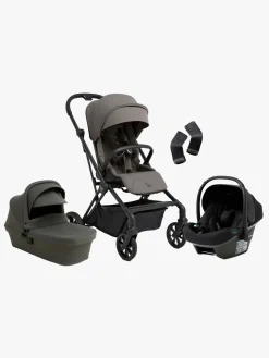 Beemoo Pro Twist Duovogn inkl. Beemoo Route Autostol Baby, Mocha Grey/Black Stone