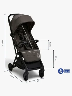 Beemoo Pro Venti Klapvogn, Mocha Grey