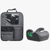 Beemoo Raise 2 i-Size Selepude inkl. Beemoo Deluxe Sædebeskytter med Opbevaring, Mineral Grey