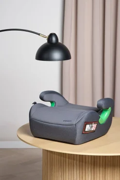 Beemoo Raise 2 i-Size Selepude inkl. Beemoo Deluxe Sædebeskytter med Opbevaring, Mineral Grey