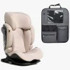 Beemoo Recline i-Size Autostol inkl. Beemoo Deluxe Sædebeskytter med Opbevaring, Oat