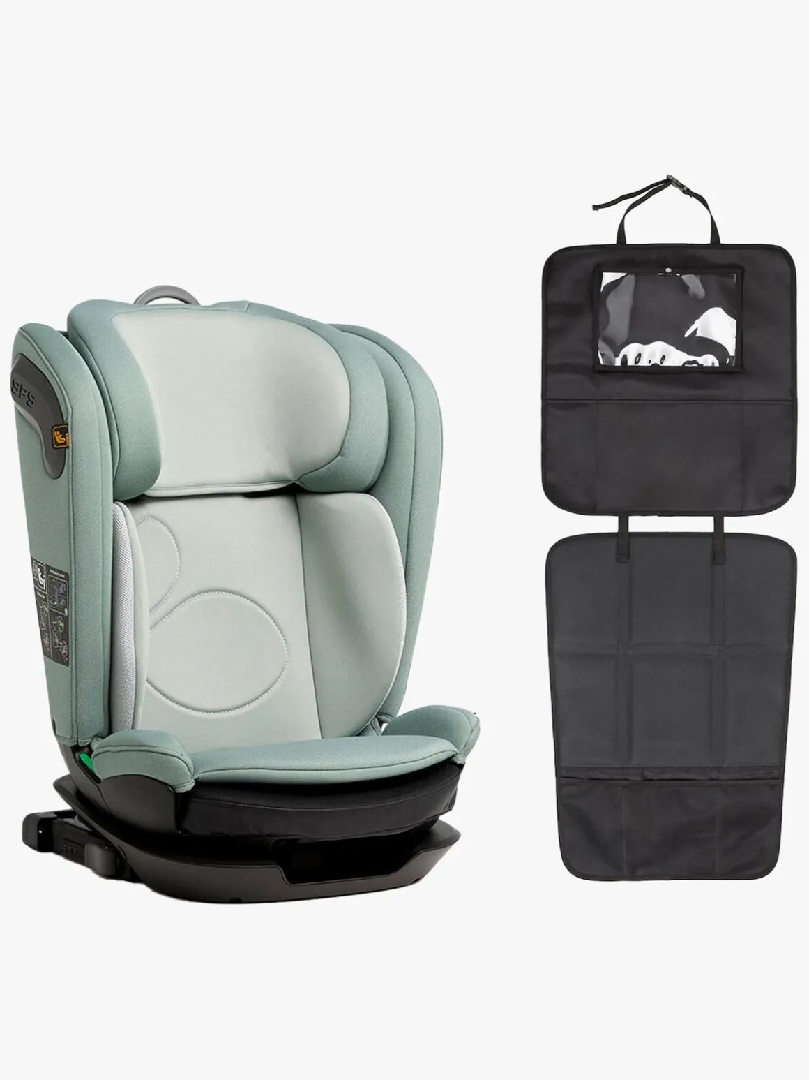 Beemoo Reform ISOFIX Autostol inkl. Beemoo 3-i-1 Sædebeskytter, Teal/Black