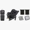 Beemoo Reverse i-Size Bagudvendt Autostol inkl. Tilbehør, Black Stone