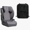 Beemoo Ride i-Size Autostol inkl. Beemoo Smart Organizer, Mineral grey
