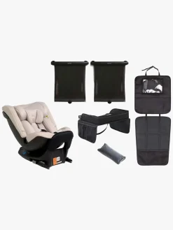Beemoo Rotate i-Size Vendbar Autostol inkl. Tilbehør, Oat
