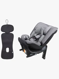Beemoo Rotate i-Size Vendbar Autostol inkl. Ventilerende Hynde, Mineral Grey/Antracit
