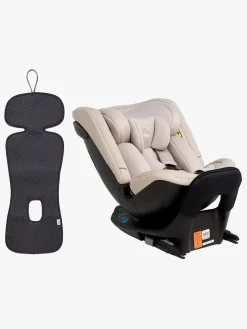 Beemoo Rotate i-Size Autostol inkl. Petite Chérie Ventilerende Hynde, Oat/Antracit