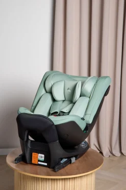 Beemoo Rotate i-Size Autostol inkl. 3-i-1 Sædebeskytter, Teal/Black