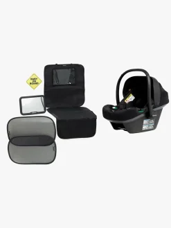 Beemoo Route i-Size Autostol Baby Inkl. Tilbehør, Black Stone