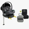 Beemoo Route i-Size Autostol Baby inkl. ISOFIX-base & Tilbehør, Mineral Grey