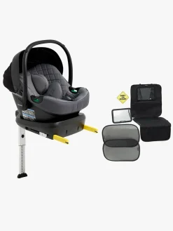 Beemoo Route i-Size Autostol Baby inkl. ISOFIX-base & Tilbehør, Mineral Grey