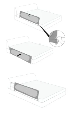 Beemoo SAFE Dream Sengehest 90 cm, Black