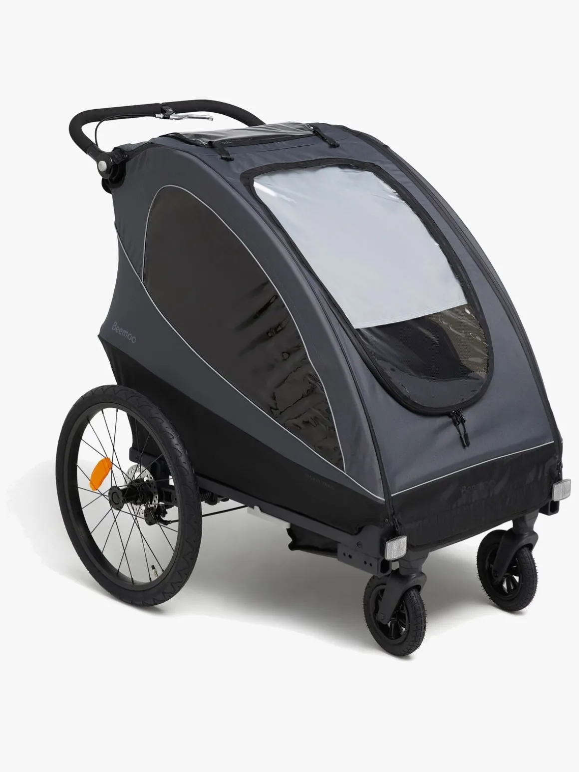 Beemoo Sporty Trail Cykelanhænger inkl. Regnslag, Asphalt