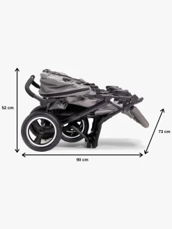 Beemoo Swing Søskendevogn, Grey Melange