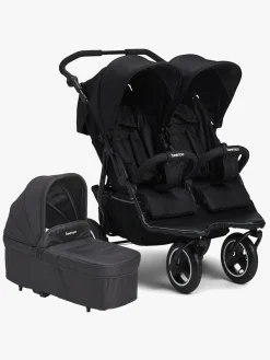 Beemoo Swing Søskendevogn inkl. Liggedel, Sort