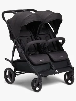 Beemoo Twin Shopper Søskende- & Tvillingevogn, Black Mélange
