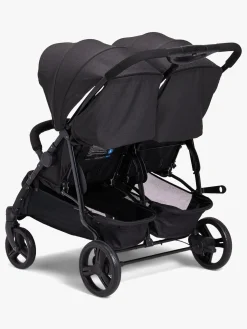 Beemoo Twin Shopper Søskende- & Tvillingevogn, Black Mélange