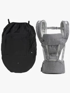 Beemoo CARE Carry Comfort 4-in-1 Bæresele & Hoftesæde inkl. Regnslag, Grey