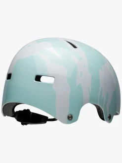 Bell SPAN Gloss Hjelm, Hvid/Blå