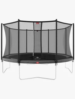 BERG Favorit Regular Trampolin 380 inkl. Comfort Sikkerhedsnet, Grå